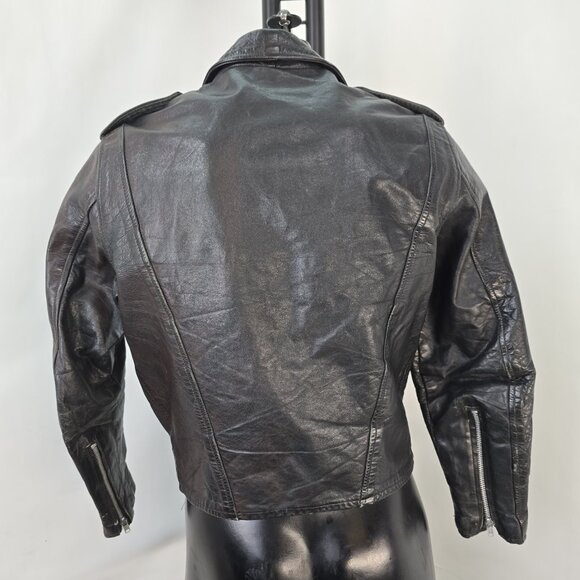 Collectible 50s British Mfg Co. Wind Cheater D-pocket motorcycle jacket (flaws) - Picture 13 of 16